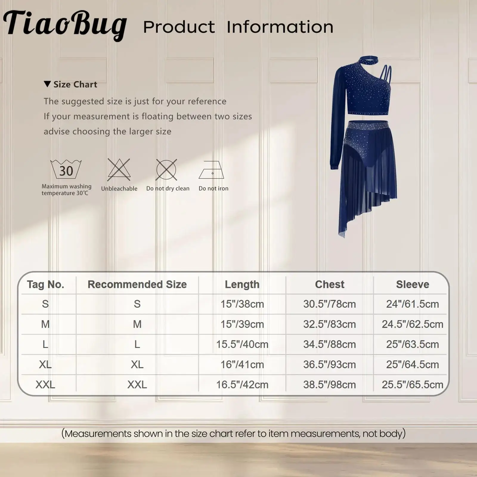 

Women Lyrical Latin Skating Ballet Dance Outfit Dancing Costumes Rhinestone Asymmetrical Crop Top Chiffon Skirted Briefs Shorts