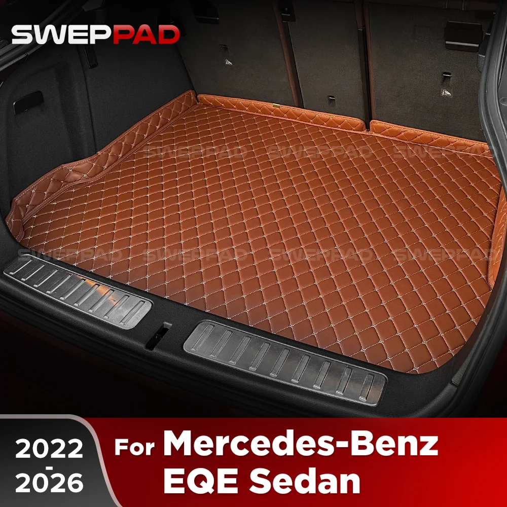 

Для Mercedes Benz EQE седан 2022-2025 2024 2023, 3D коврик в багажник автомобиля, коврик для багажника, аксессуары для интерьера, чехол