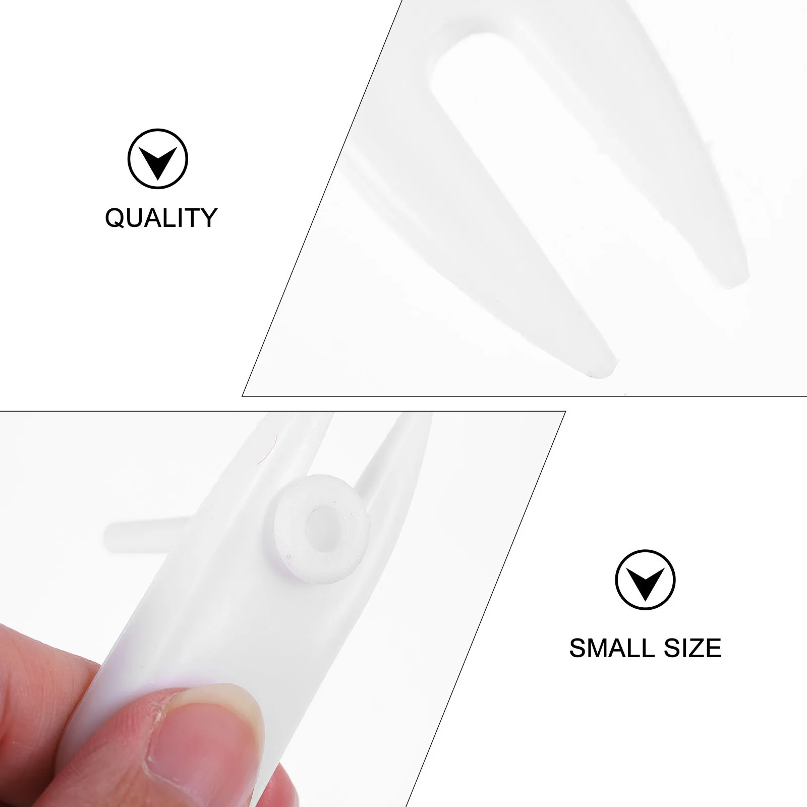 

6Sets Exercise Ball Plastic Plug Stopper Remover Puller Replacement Kit for Yoga Pilates Fitness Balls Exercise Ball Plug