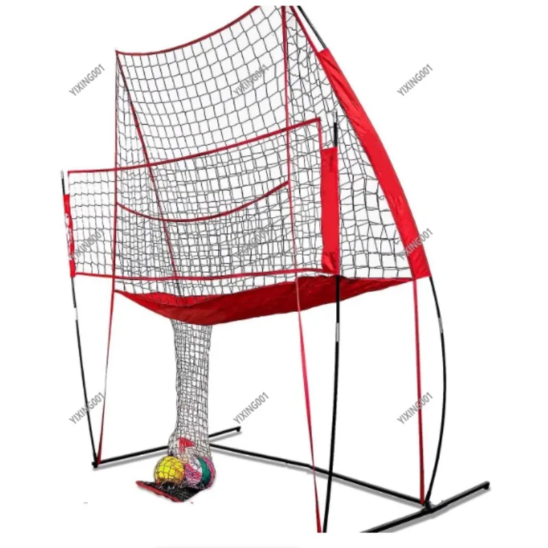 Adjustable Portable Volleyball Training Net Single Practice Net for Beginners Skill Training