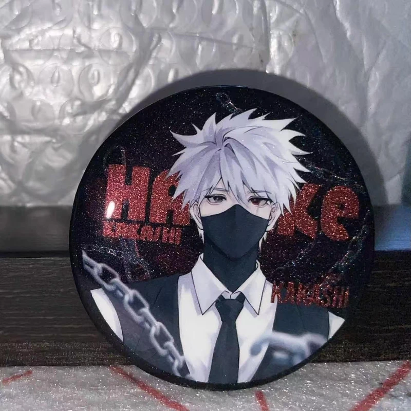 Naruto Hatake Kakashi Uzumaki Naruto Acryl Merk Creatieve Hoge Kleurwaarde Animatie Secundaire Randapparatuur Badge Accessoires