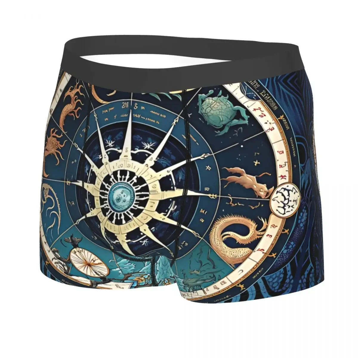 Adventure Starts From Cape Of East Ocean Man's Boxer Briefs Ocean Compass Breathable Funny Underwear High Quality Print Shorts