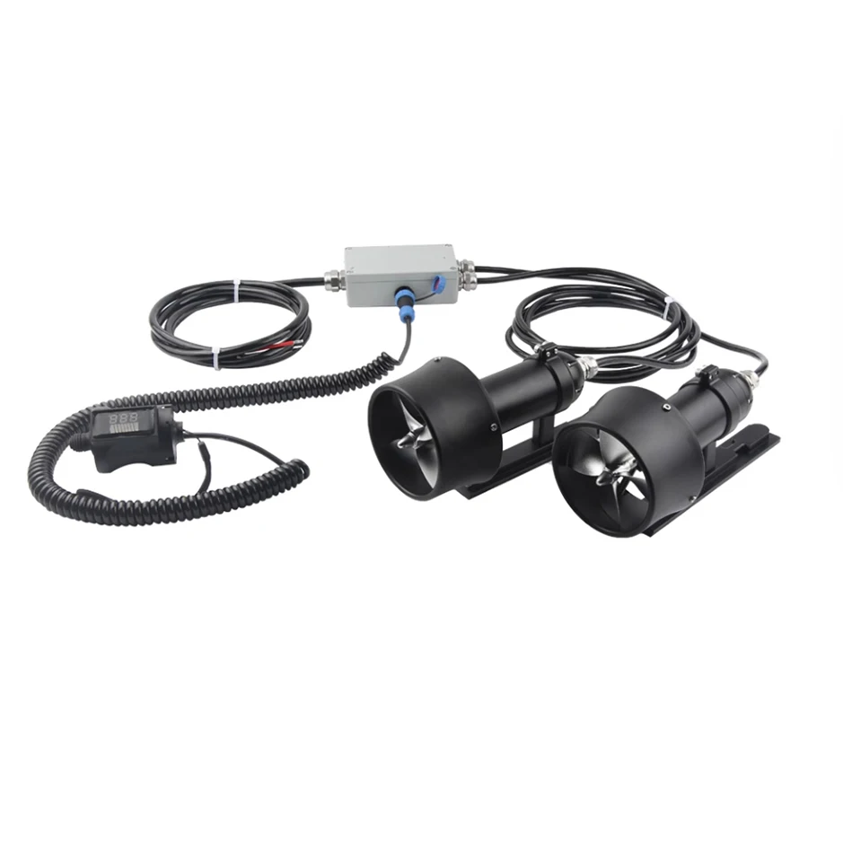 

Kayak Thruster Set 24V 1000W High-power Brushless Motor With Control Box And Wired Differential Remote Control