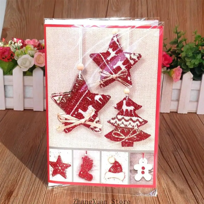 Feiertagsgrußkarten mit Musik, 24 Weihnachtskarten aus Karton mit verschiedenen Motiven, 13 x 19 für Familiennachrichten – Detail 9