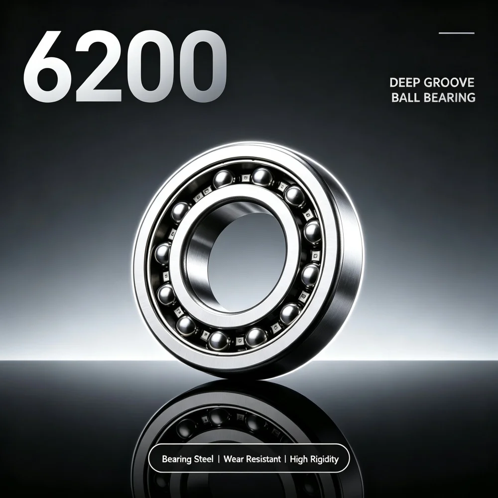 High speed deep groove ball bearings 6200 6201 6202 6203 6204 6205 6206 6207 6208 ZZ RS