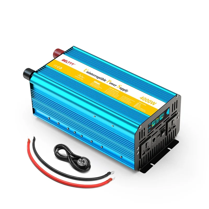 UPS charger inverter 8000W DC 12V to AC 220V 230V converter pure sine wave power inverter 8KW transformer for home car solar