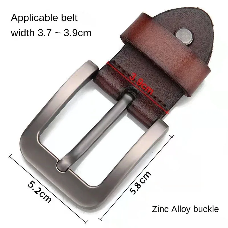 Nowa klamra do paska męska metalowa klamra z klipsem DIY skórzane rękodzieło akcesoria do dżinsów dostawa dla klamry paska o szerokości 3.8cm-4cm