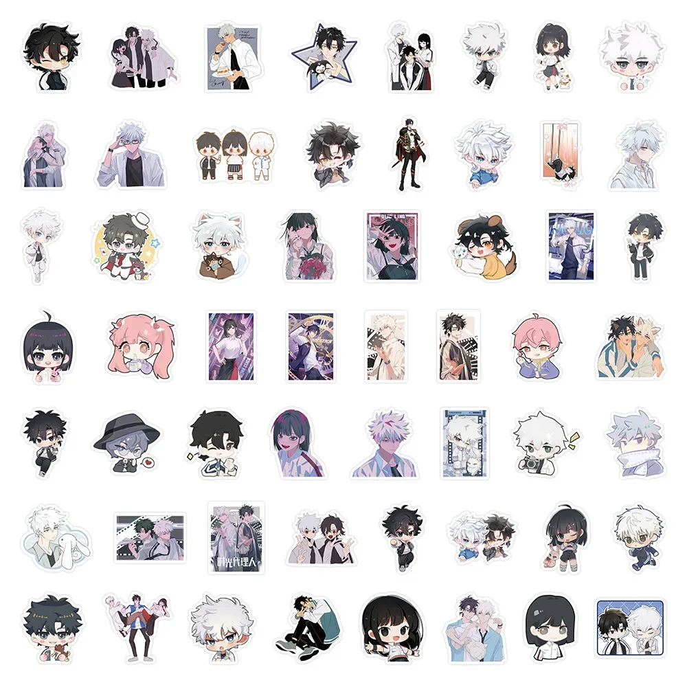 10/64 قطعة رابط انقر لطيف الكرتون أنيمي الكتابة على الجدران ملصق شخصية الموضة الشارات لأجهزة الكمبيوتر المحمول الهاتف الأمتعة ملصق مضاد للمياه