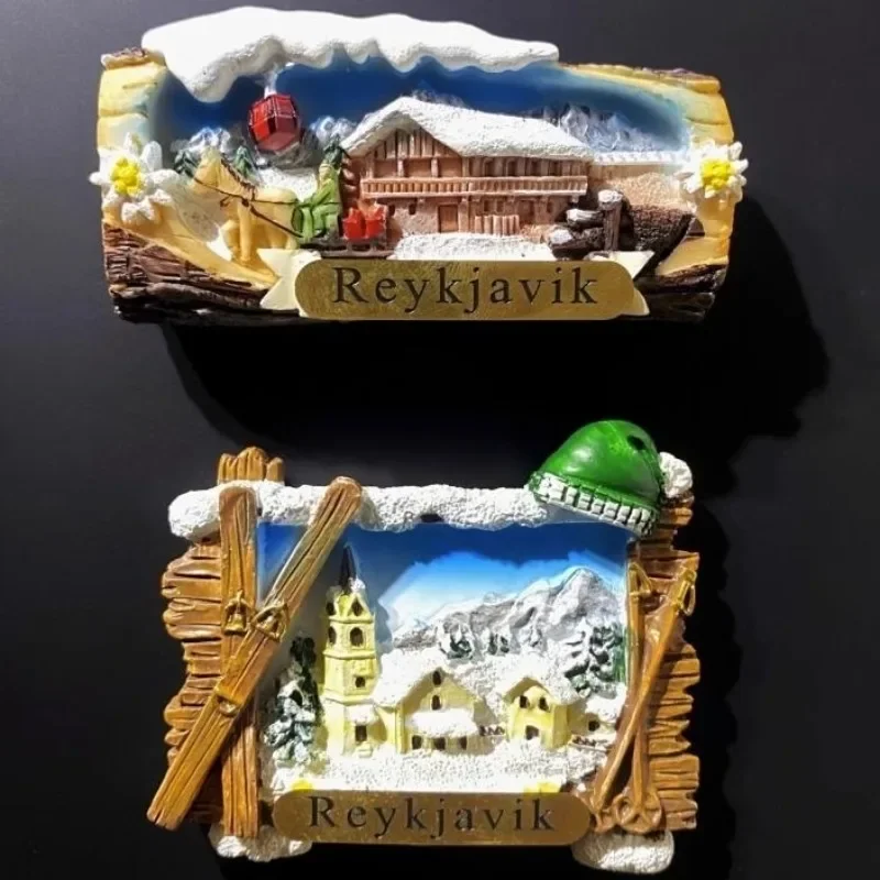 Iceland Reykjavík Fridge Magnets Tourist Souvenirs Message Board Magnetic Stickers Home Decoration Wedding Gifts