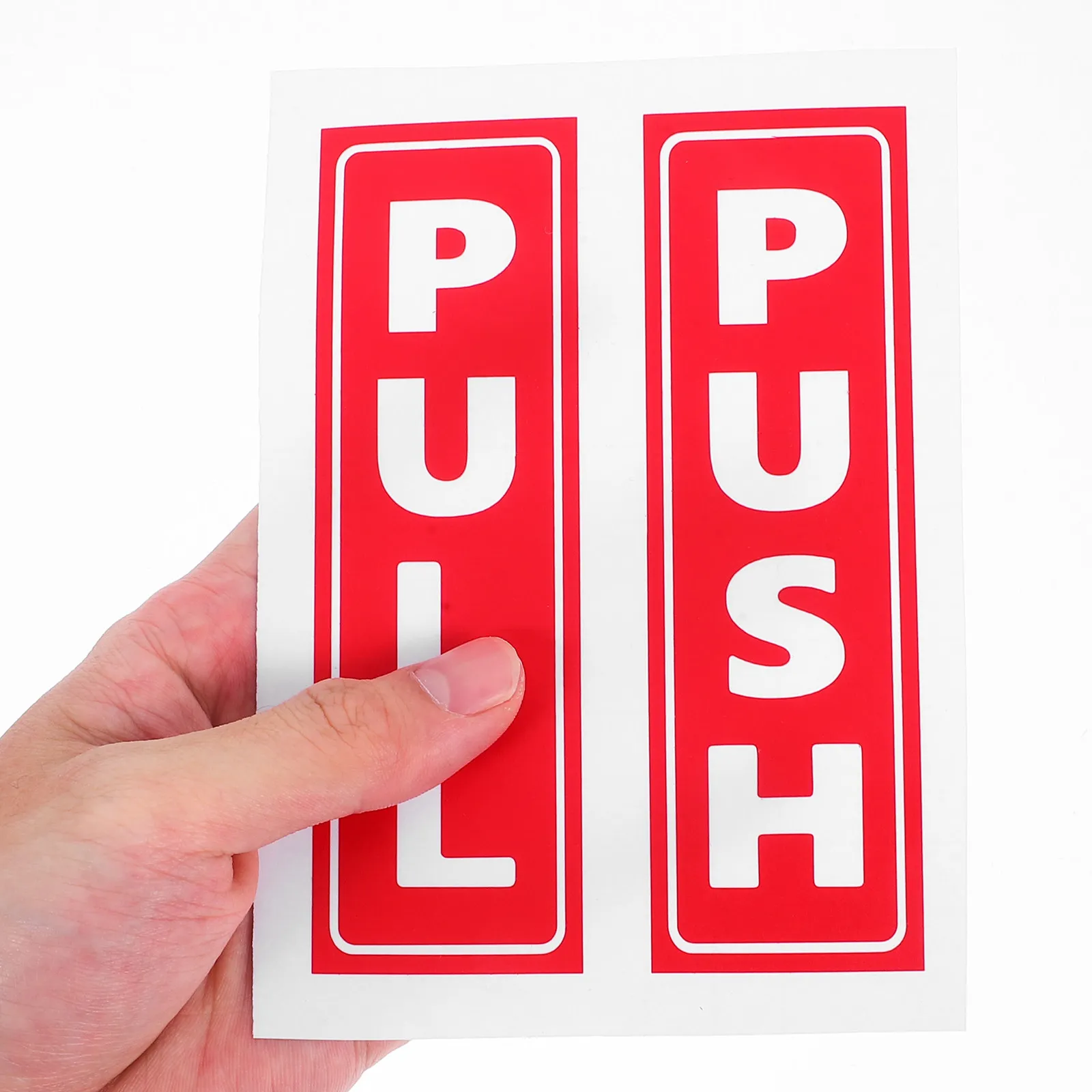 

8Pcs Sliding Door Stickers Glass Decals Push Pull Signs for Shop Cafe Business Storefront Warning Caution Door Stop Sticker