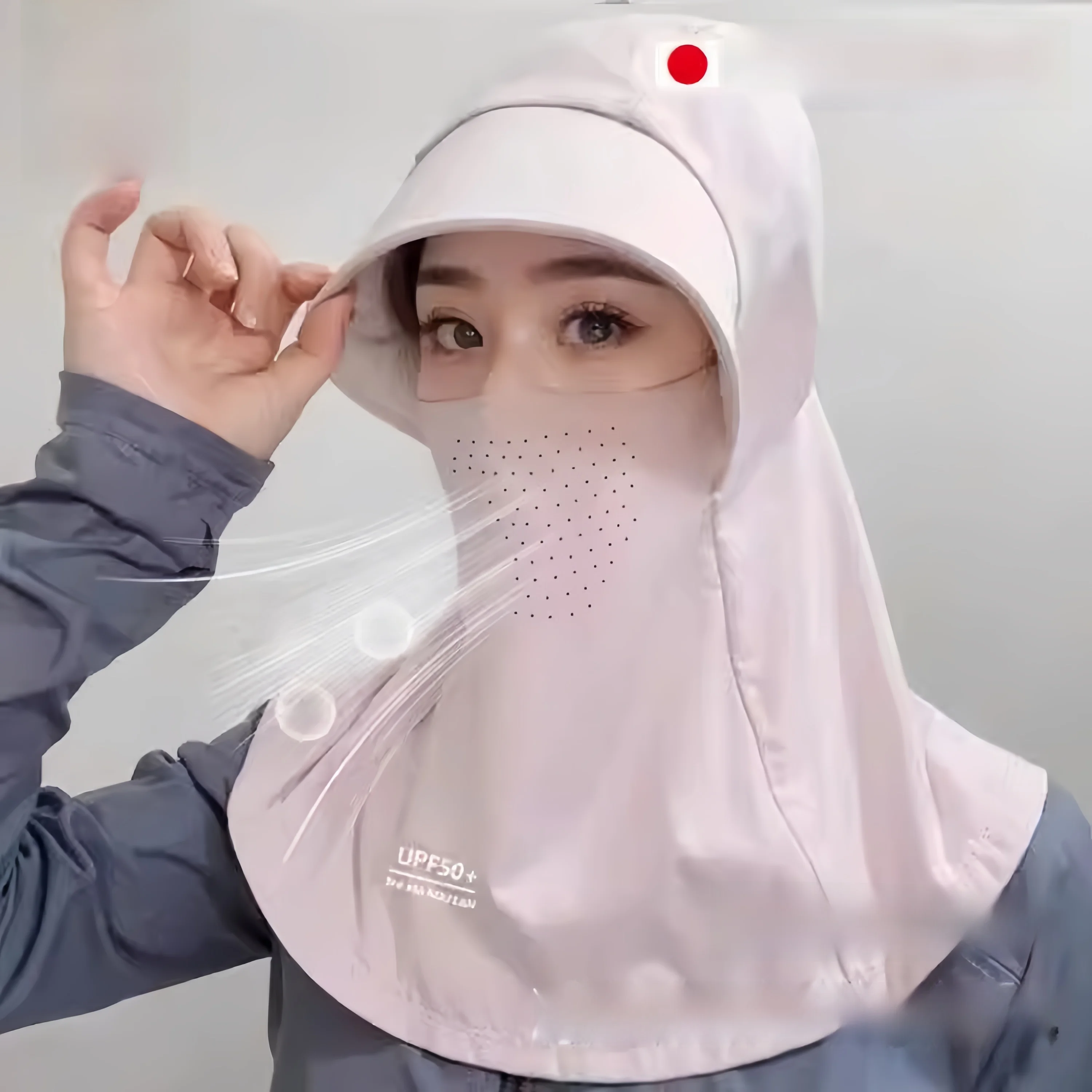 new-2026-ice-silk-women's-full-face-sun-protection-hat-mask-uv-protection-neck-guard-integrated-facial-mask-face-covering