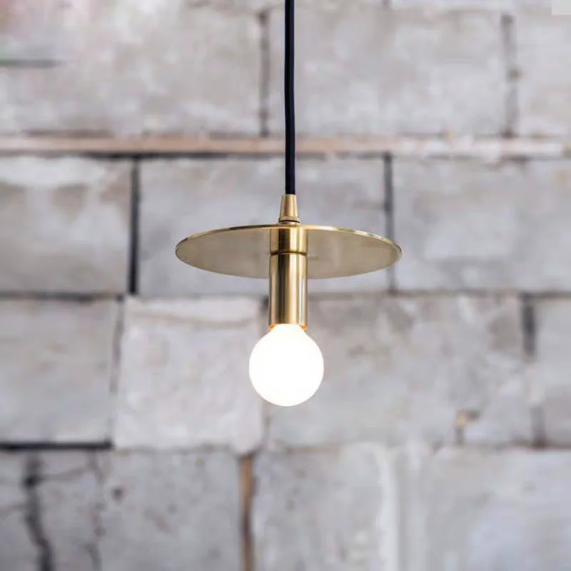 Nordic LED Pendant Light for Bedroom Restaurant Bar Counter Hallway Living Room High-quality Single Head Hanging Wire Lamp E27