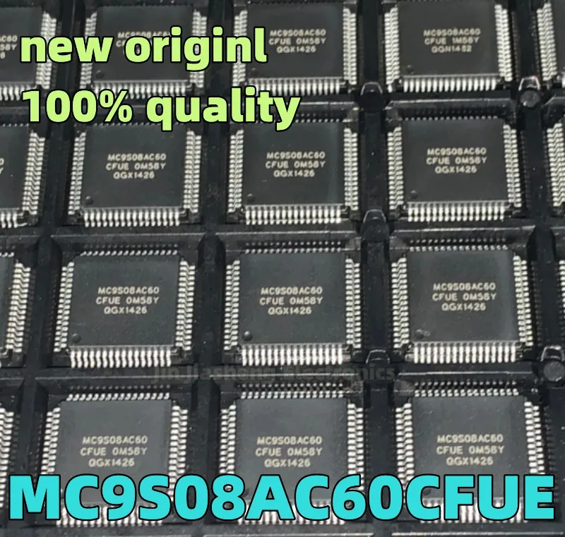 (5piece) 100% New MC9S08AC60CFUE MC9S08AC60  QFP64 Chipset