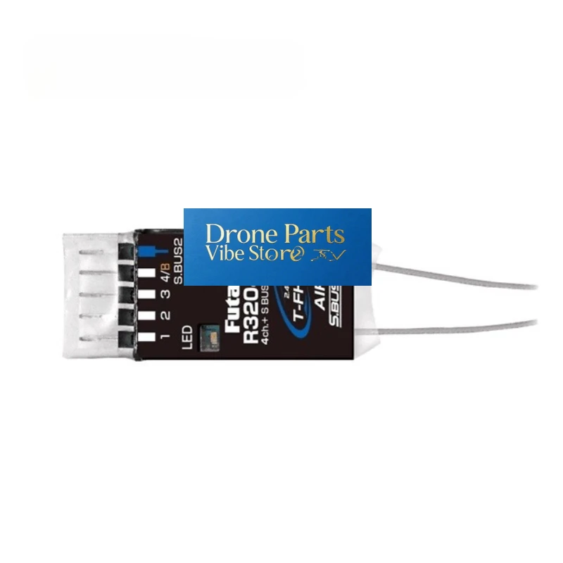Drone Parts1pcs For FUTABA R3204SB T-FHSS Receiver Supports 3.7V 1S Transmission Suitable For Fixed-wing RC F3K