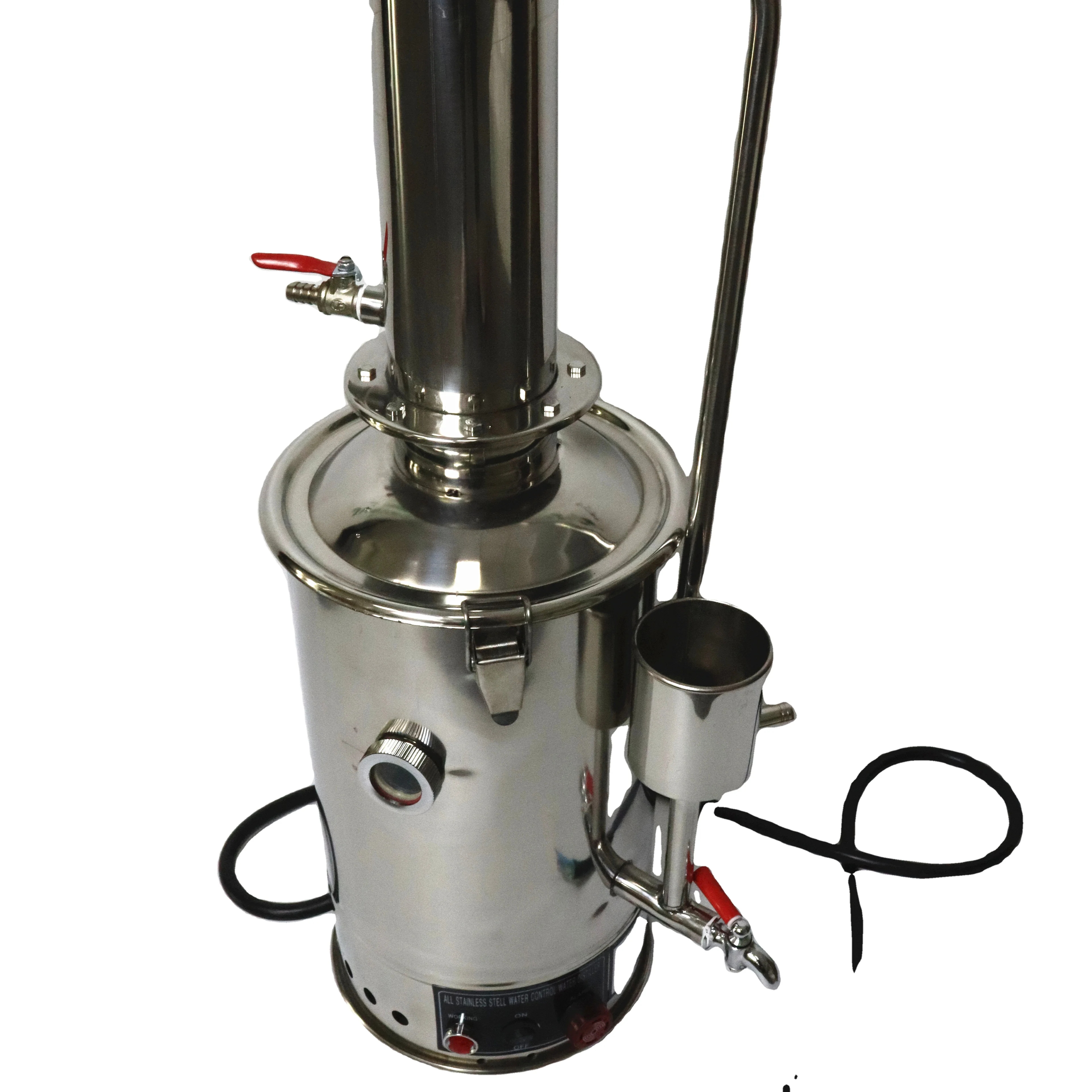 

Customized Industry Laboratory Electric Stainless Steel Water Distiller With Automatic Make up Water and Heat Again Function