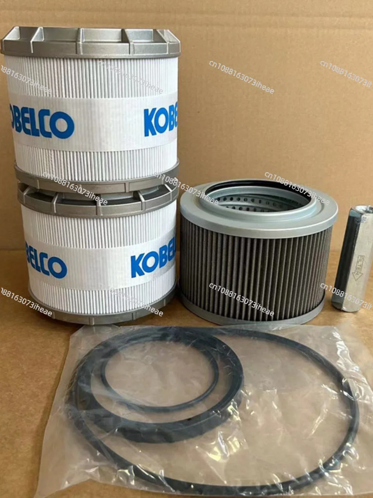 Suitable for Kobelco SK200-8/210/250/260 Super 8-6E excavator hydraulic oil return/oil suction pilot filter element