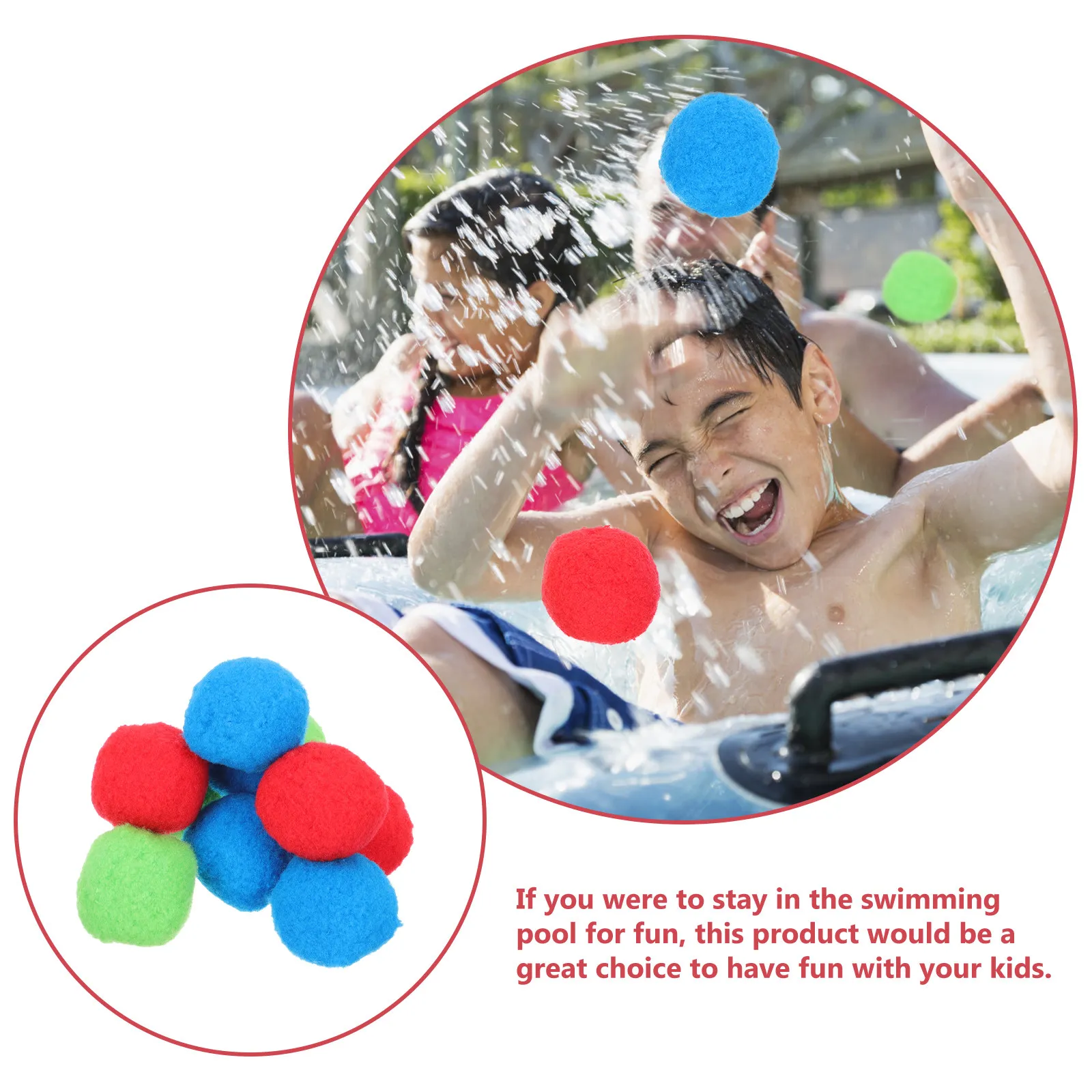 20 Peças de Balões de Água para Crianças, Reutilizáveis, de Algodão Macio, Brinquedo para Festa na Piscina de Verão, Diversão Familiar Leve