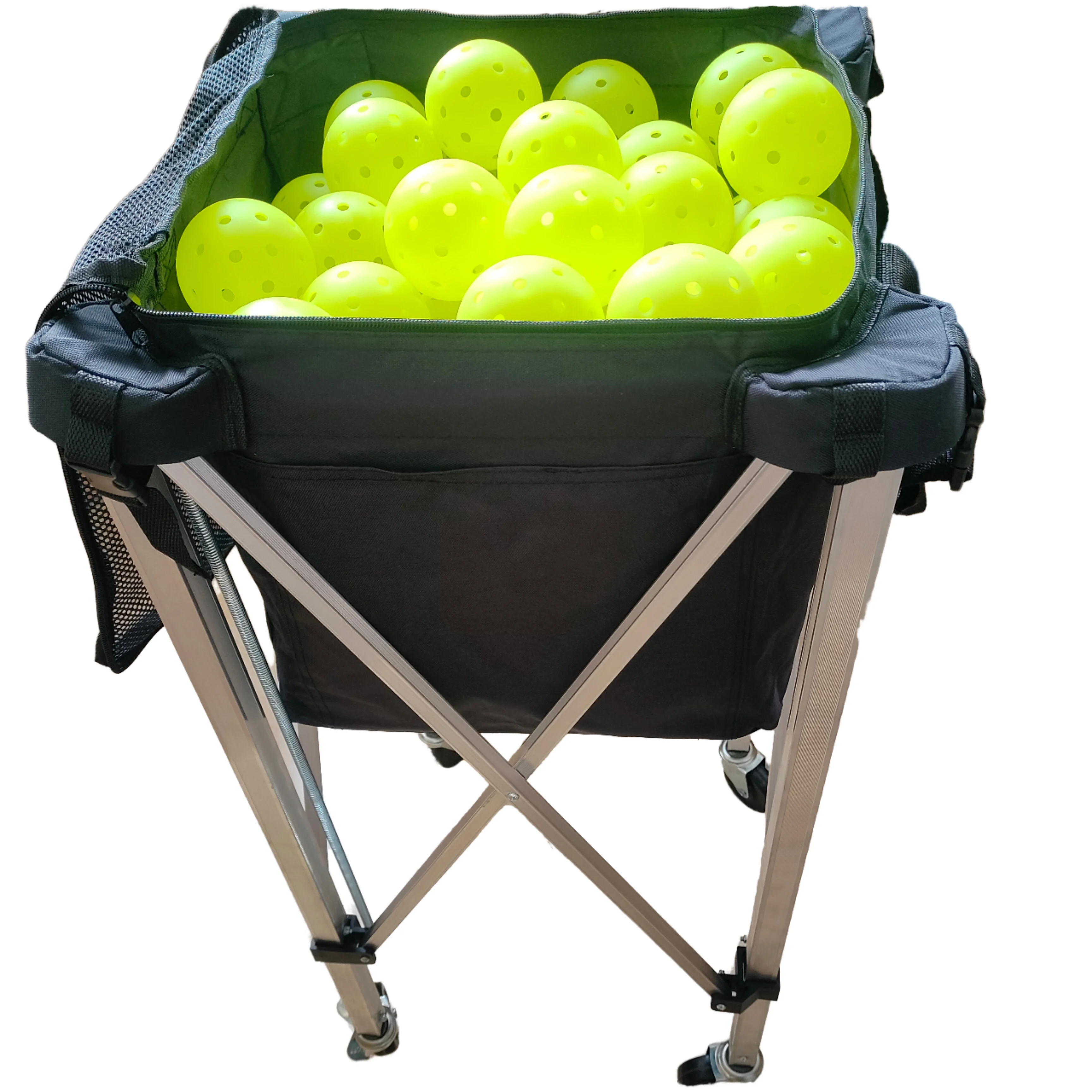 Wholesale custom portable folding pickpocket cart with lightweight aluminum alloy child training wheel system
