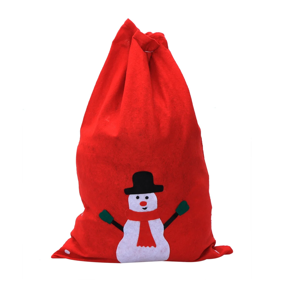

Large Christmas Gift Bag 40x660cm Nonwoven Fabric Bag for Festive Decorations and Presents Drawstring Closure Santa Gift Bags