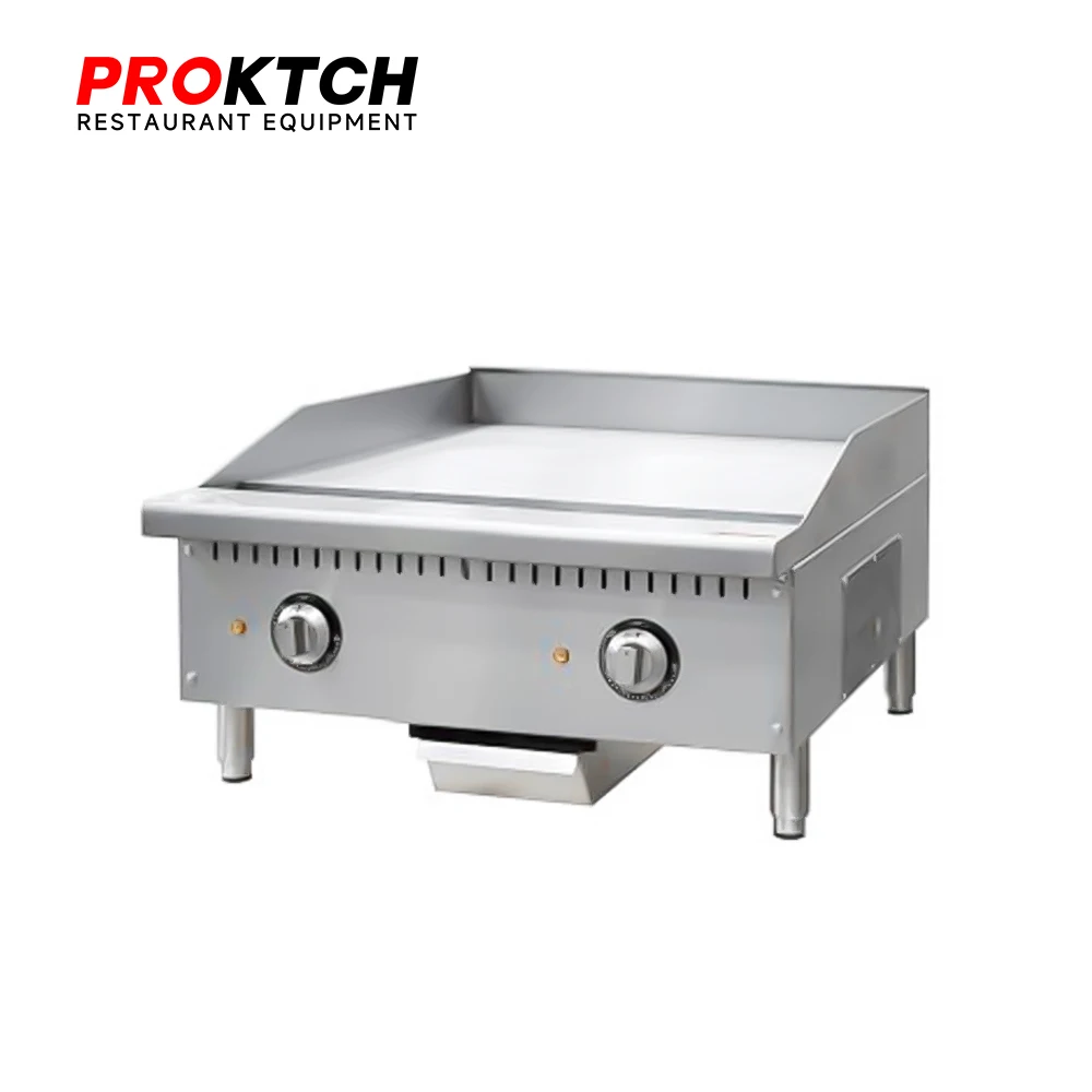 

Catering Equipment Stainless Steel Counter Top Commercial 24in Electric Griddle