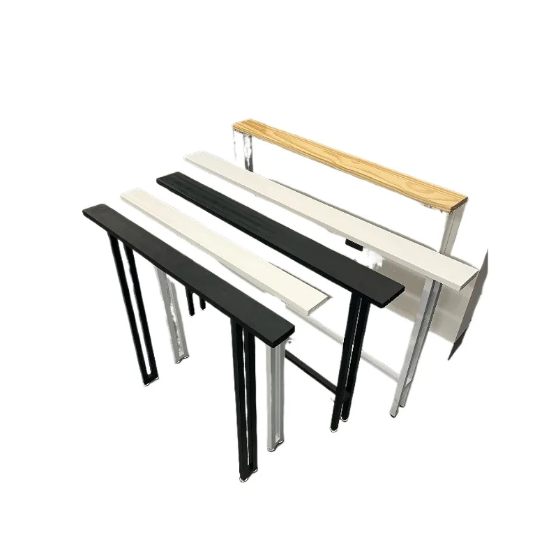8cm Slim Solid Wood White Freestanding Gap Storage Rack Long Shelf Sofa Back Bedside Organizer for Living Room Bedroom