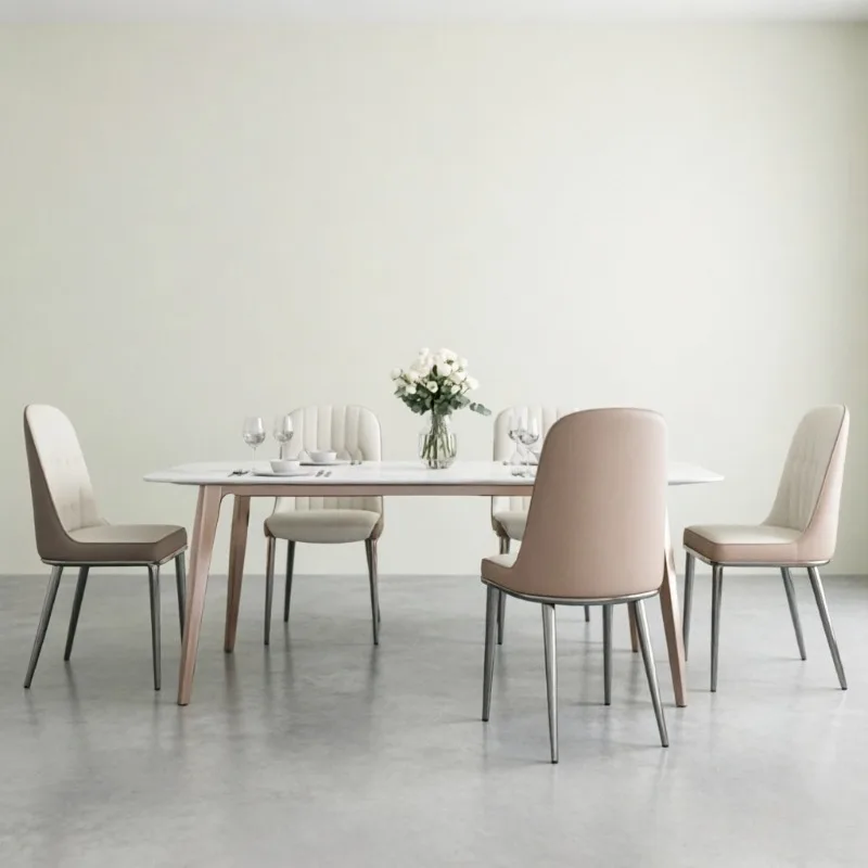 

Gold Legs Modern Dining Table Decorations Italian Commercial Restaurant Dinner Table Stainless Steel Mesas De Comedor Furniture