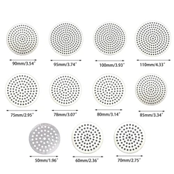 Round Drain Cover Bathroom Shower Hair Catcher Mesh Kitchen Sink Strainer Bathtub Drain Protector Stainless Steel