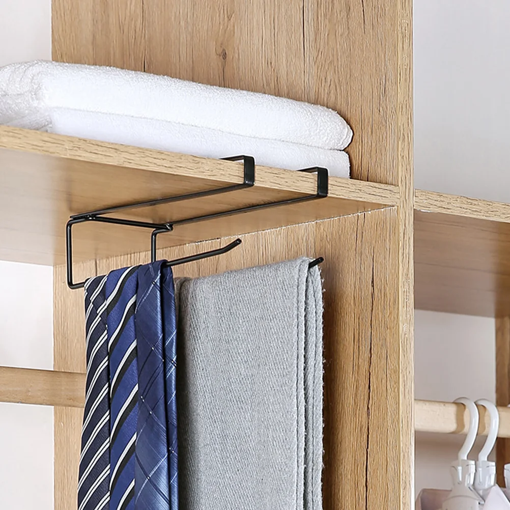 Paper Storage Rack Metal Tissue Organizer Shelf Towel Holder Punch-free Kitchen Accessory