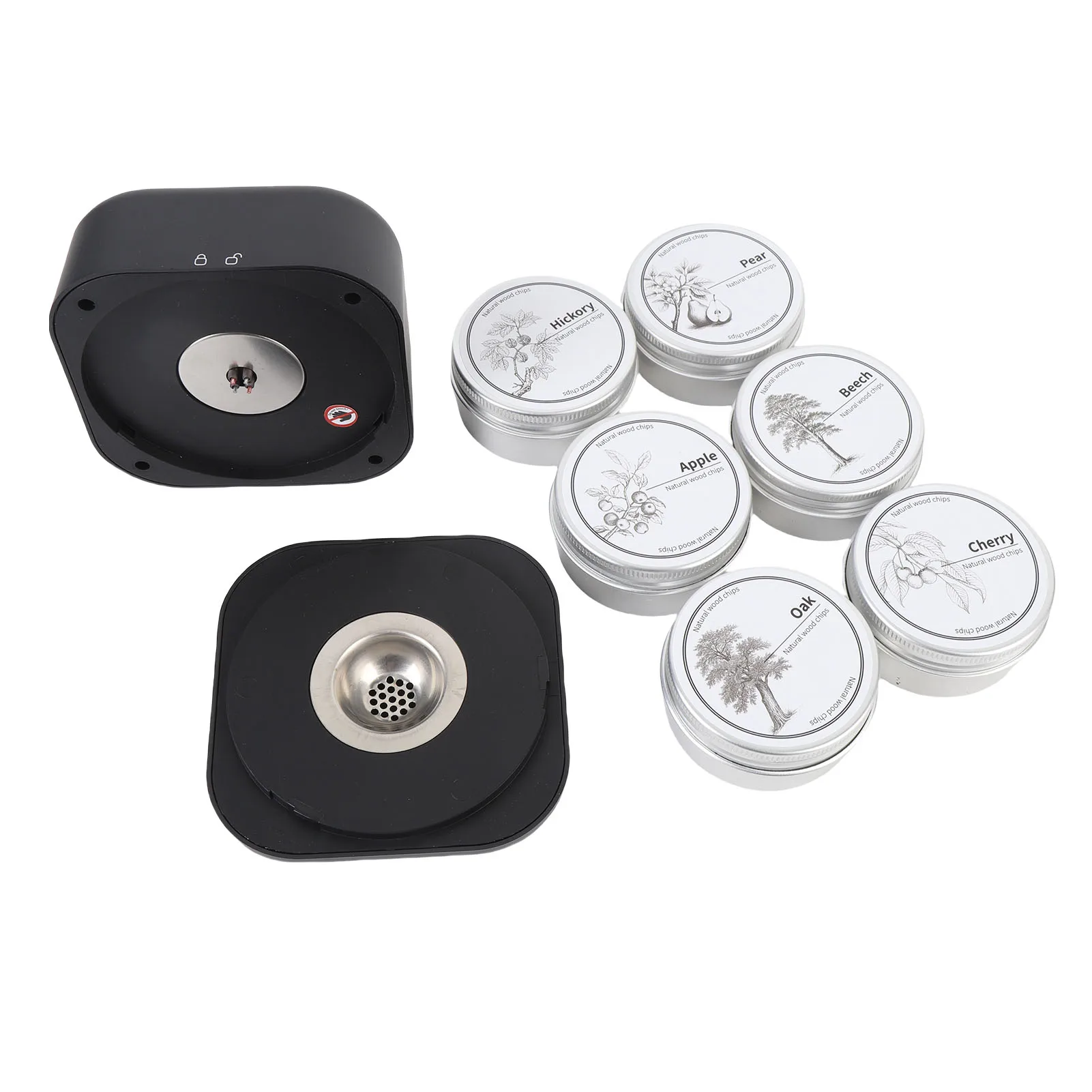 

Electric Whiskey Smoker Kit User Friendly Multi Purpose Rechargeable Electric Cocktail Smoker with Wood Chips for Home Bar