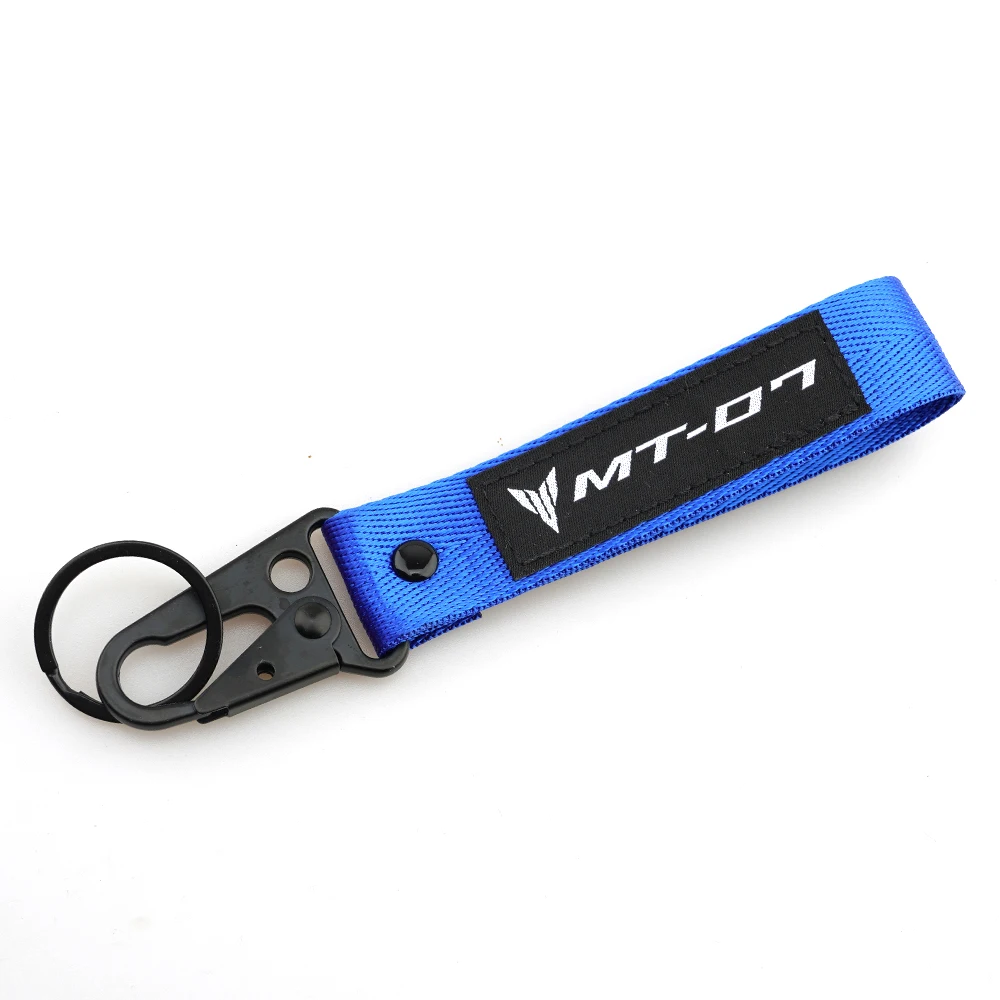 CNC Key Cover Case Shell Protection & Embroidery Keyring Keychain Key Chain Motorcycle Accessories For Yamaha MT07 MT-07 MT 07