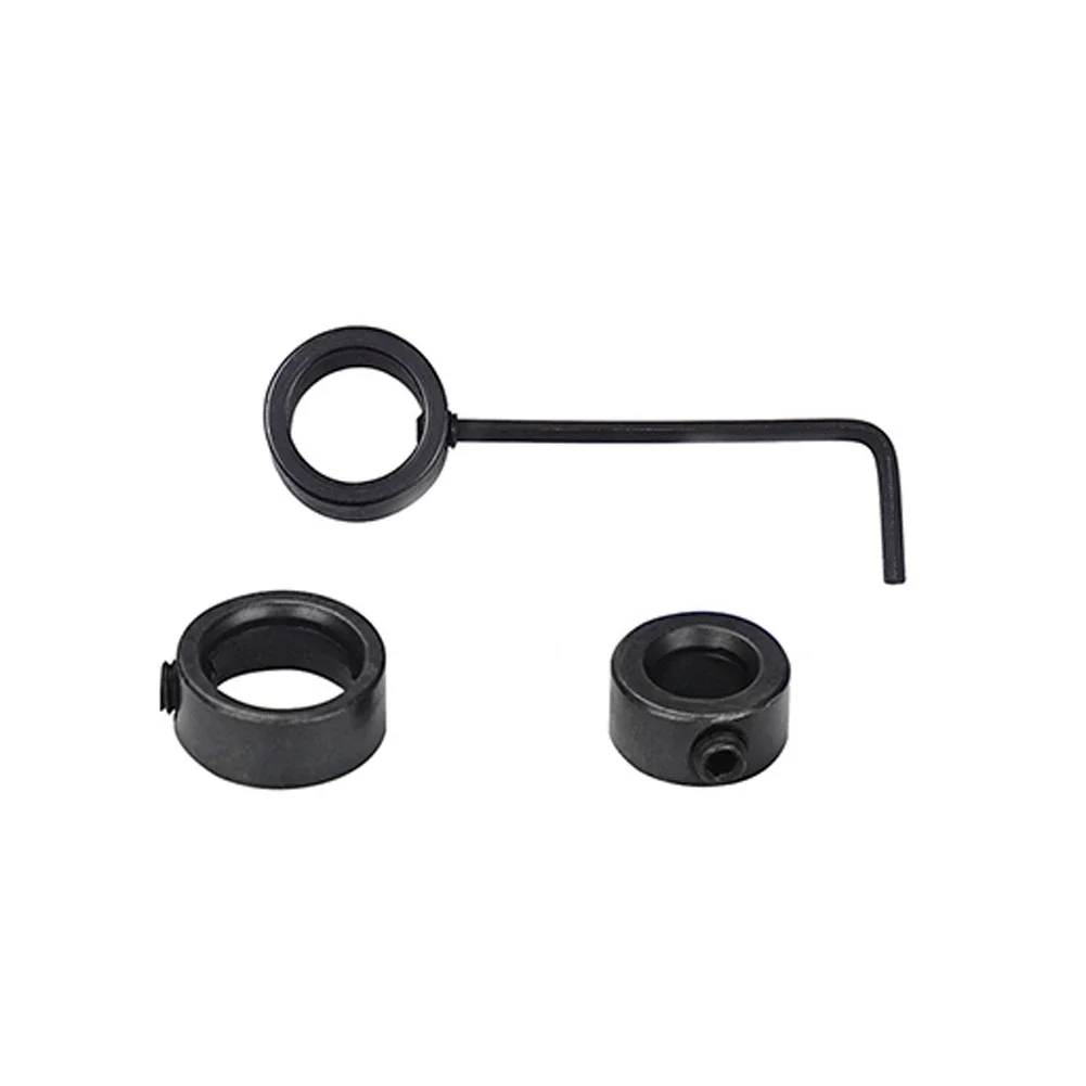 وقف طوق الحفر وقف طوق 6 8 10 مللي متر أسود اللون HSS المواد محدد مثقاب الخشب التدريبات النجارة أدوات يدوية