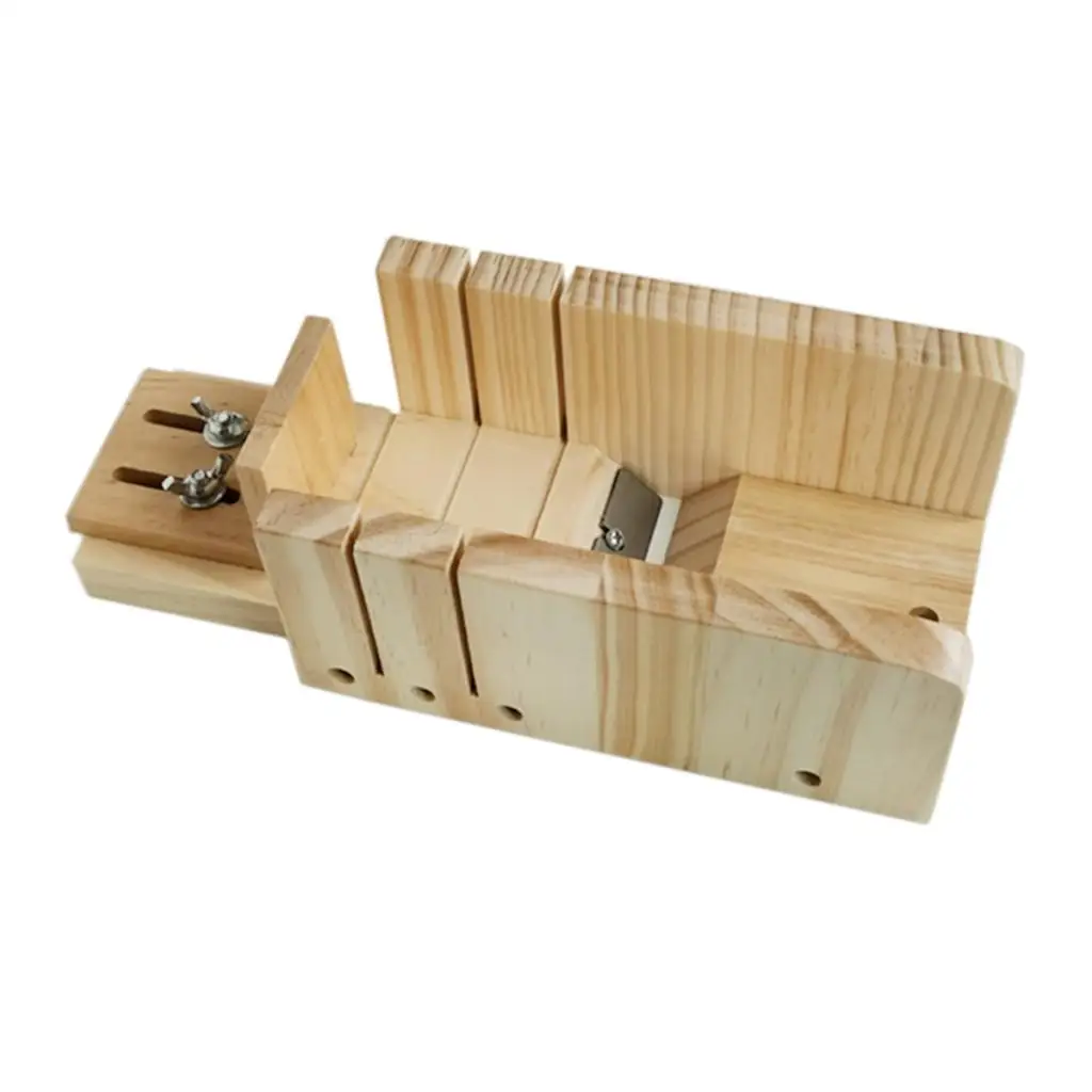 Wooden Box Loaf Soap Cutter Handmade Cutting Soap Trimming diy