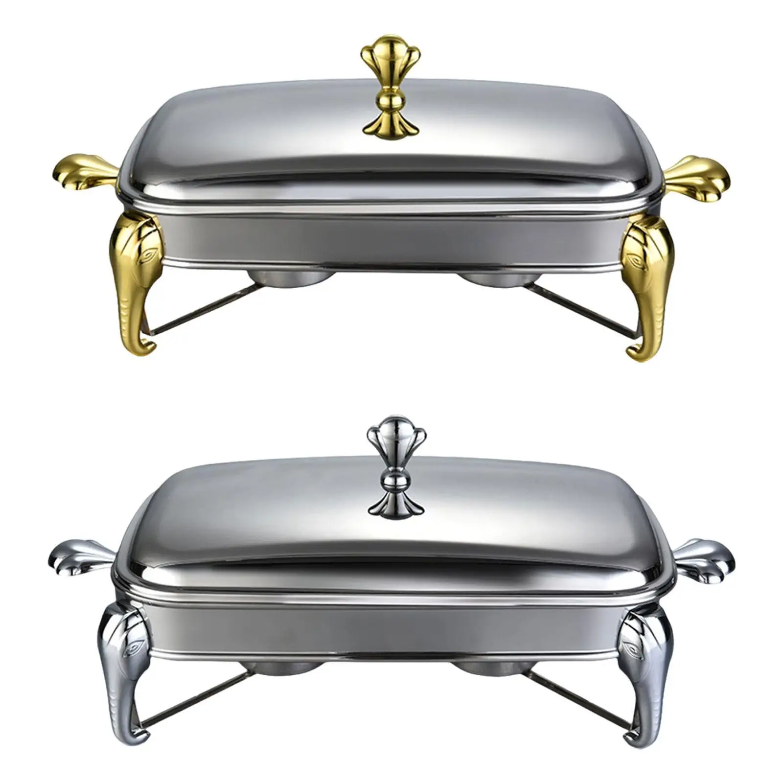 Chafing Dish Serving Dish Food Warmer Tray Large Capacity 2.9L Buffet Warmer for