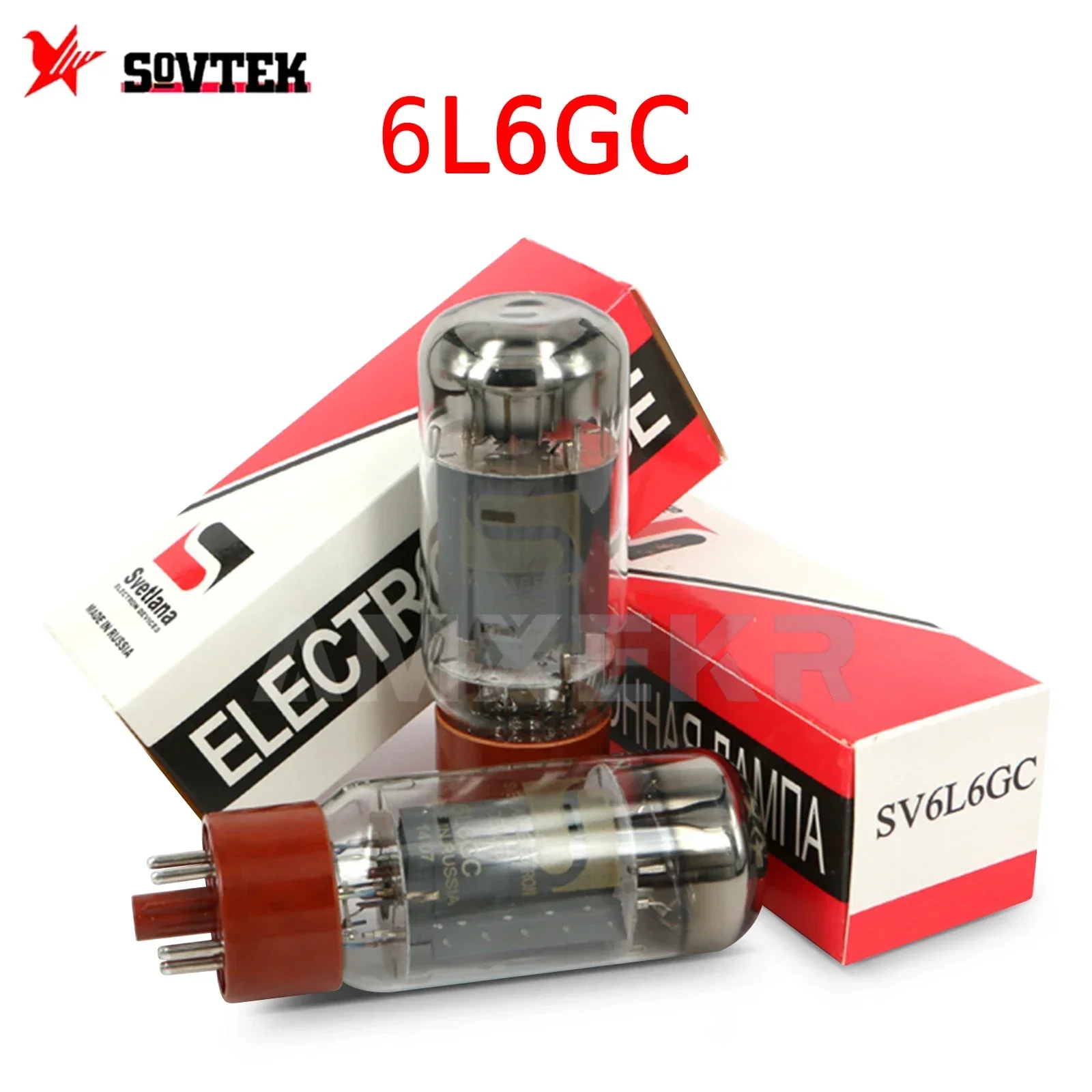 

Svetlana 6L6GC Electronic Tube Replacement 6L6GC/6P3P/EL34 Vacuum Tube Original Factory Precision Matching for Amplifier