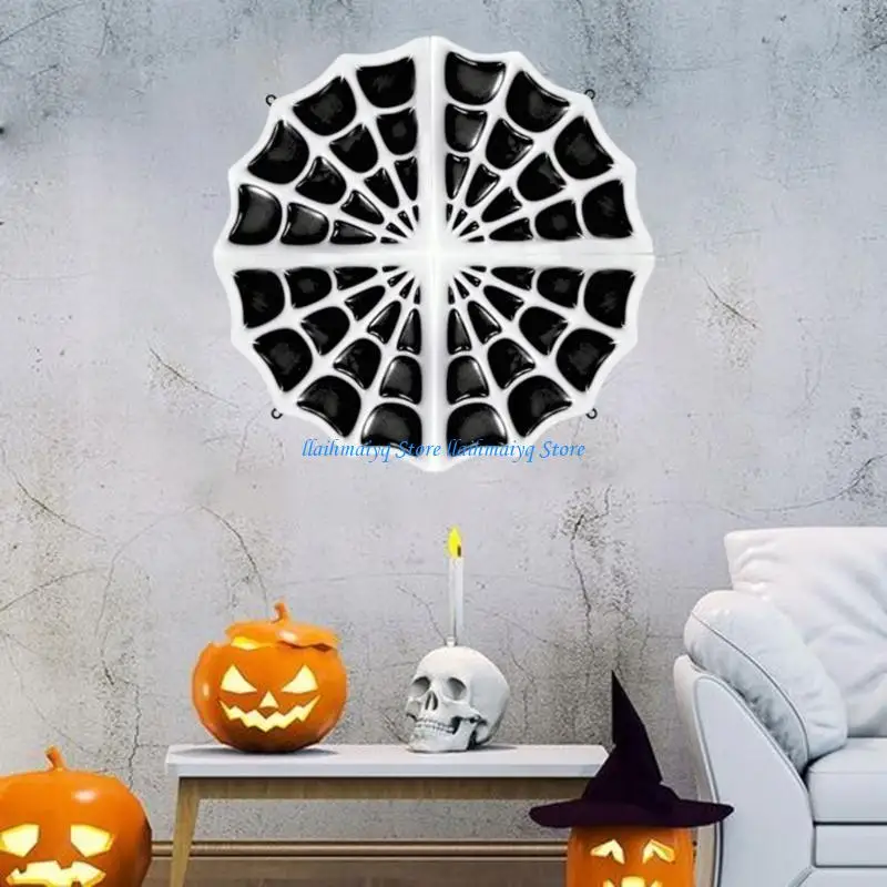 

573B Spiders Web Resin Mold Halloween Stereo Silicone Molds Epoxy Casting Mould for Wall Hanging Mount Decor DIY Crafts