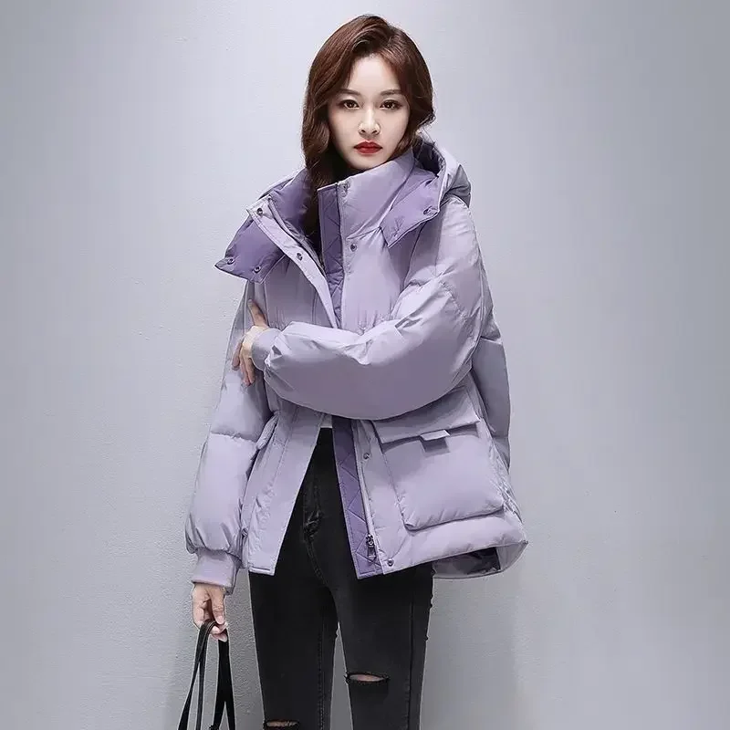 Thick Parkas Woman Offers High Quality Winter Clothes 2024 Down Jackets Luxury Demi-season Youthful Cheap Hoodie Coats for Women