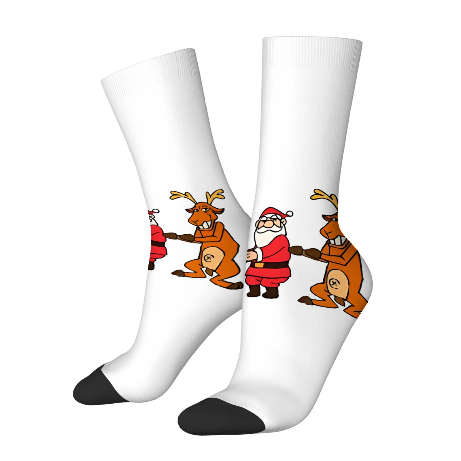 

1 пара новых носков, модный узор, тканый полиэстер и спандекс, мягкие и удобные носки для отдыха, дышащие, впитывающие пот