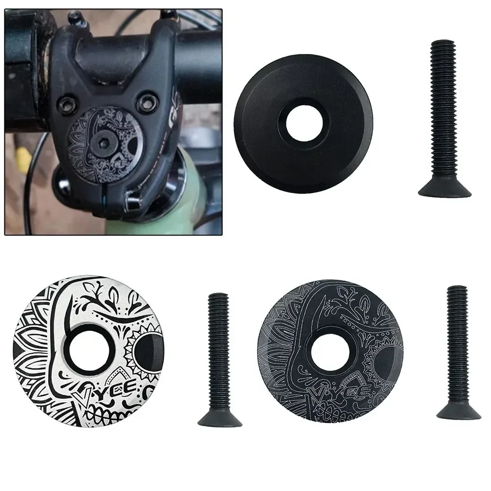 Bicycle Headset Carbon Top Cap Hot Sale For Road/mountain Bikes Bike Stem 28.6mm 1 1/8\