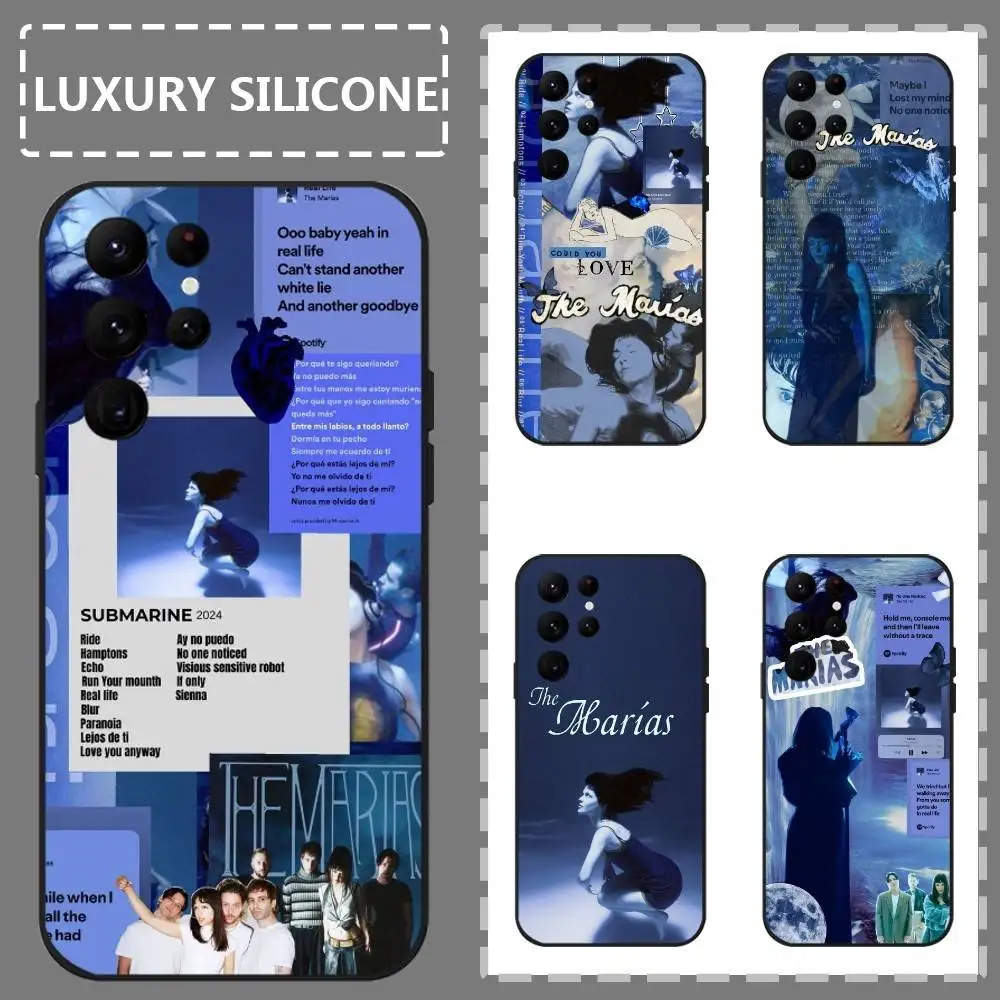

M-MARIAS SUBMARINE Phone Case For Samsung Galaxy S24 Ultra S22 S23 Ultra S21 S20 5G Protective Silicone TPU Soft Funda