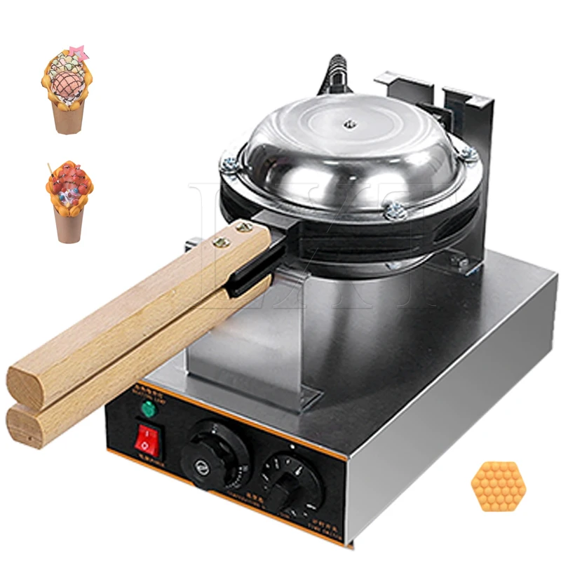 110v 220v Egg Waffle Maker Machine Bubble Puff Cake Oven Commercial Electric Non Stick Bubble Eggettes