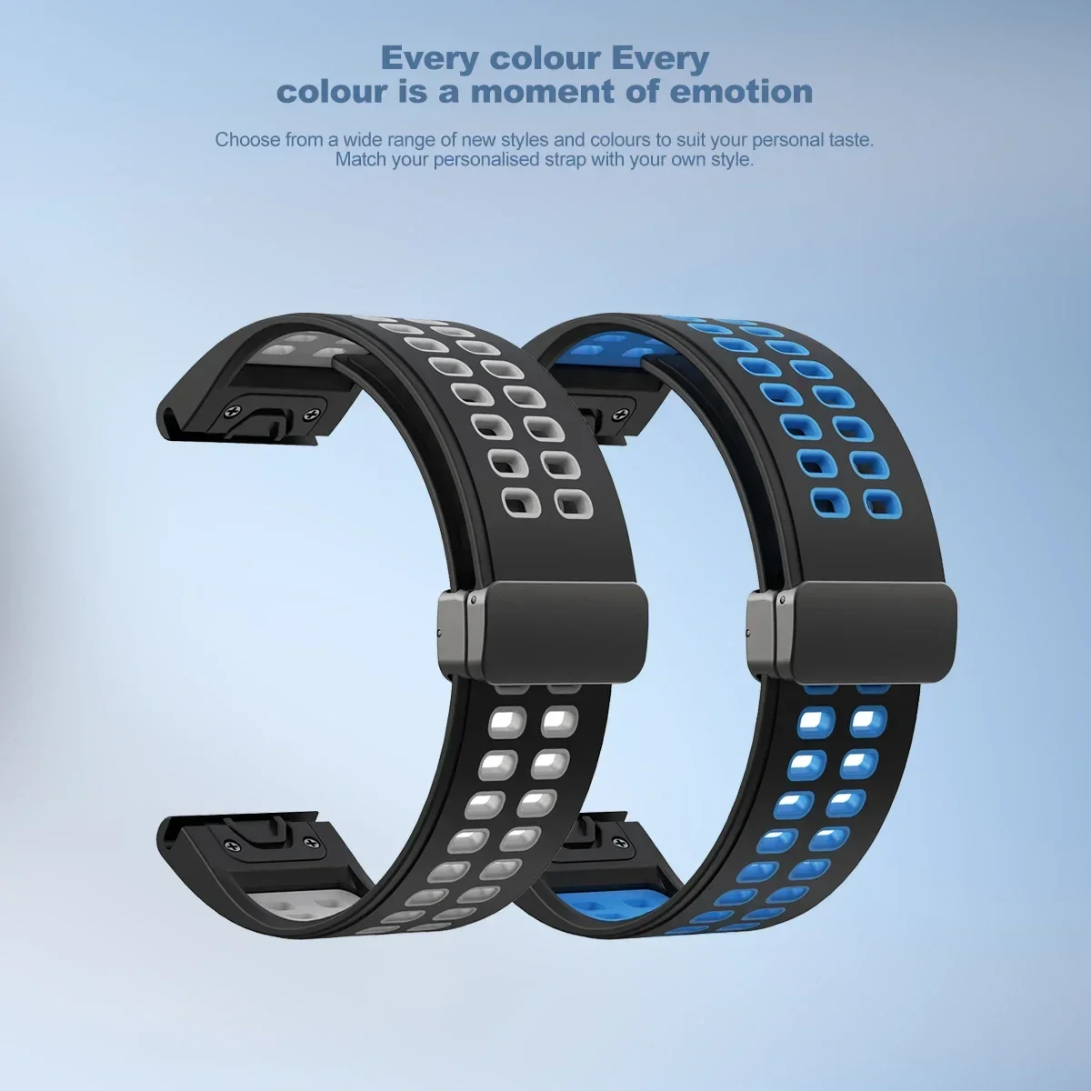 22 26mm Magnets chn allen armband für Garmin Fenix 7 6 5 Gen 2 Epix Easyfit Silikon Armband für Garmin Fenix 7x6x5x7s 6s Uhr