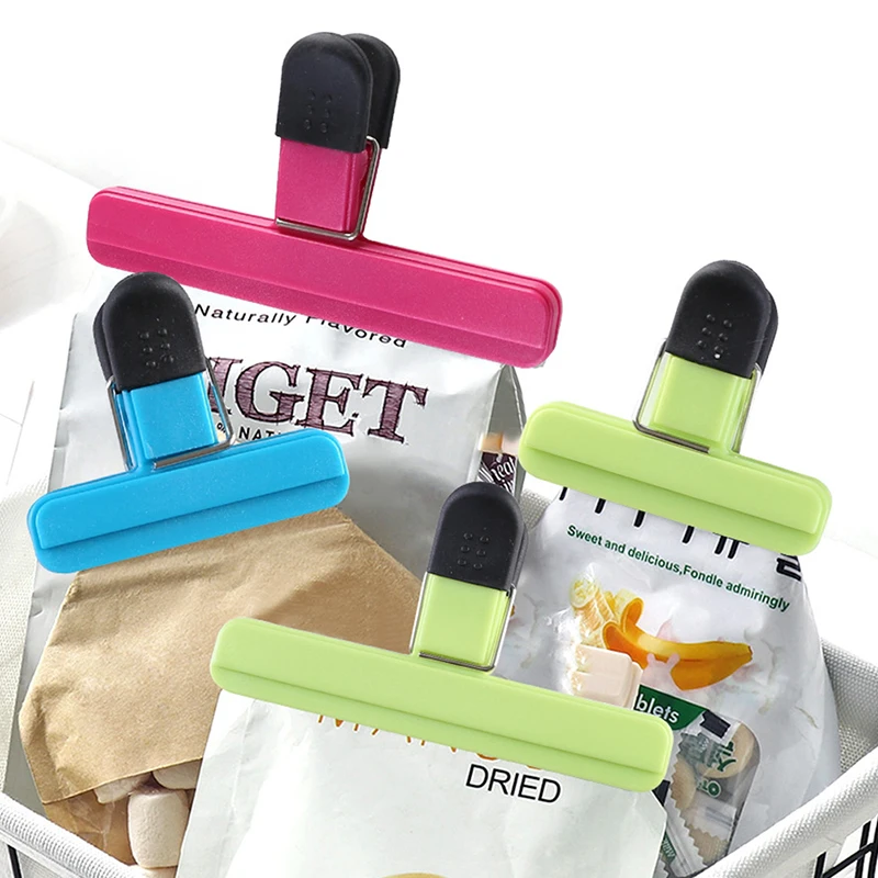 Plastic Food Sealing Bag Clip Fresh Moisture-proof Snack Potato Chips Postcard Sealing Clip Household Kitchen Gadgets Items