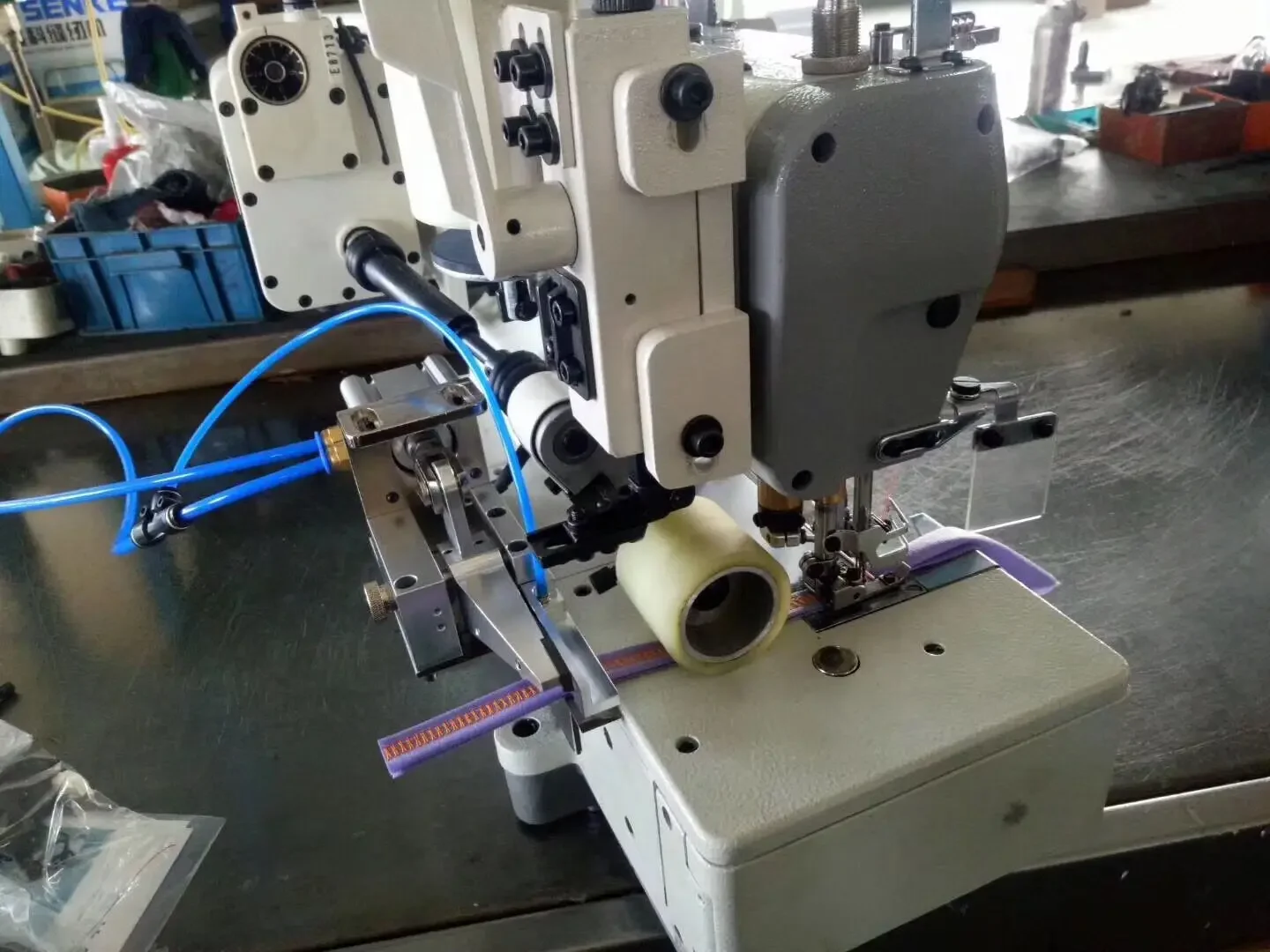 RONMACK RM-KF  industrial sewing machine belt-loop cut fabric cut multi  2000C earloop tape cutter