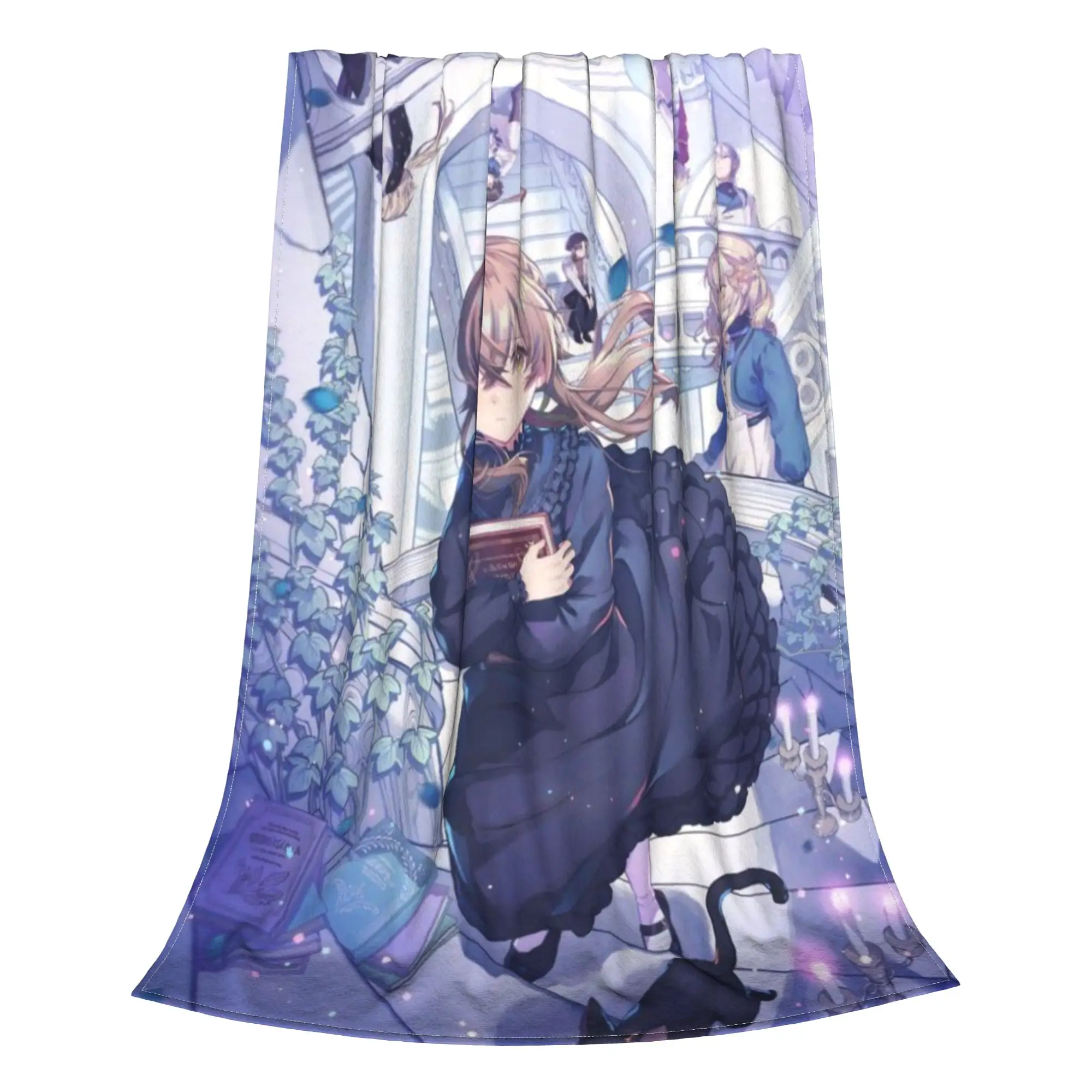 silent witch Monica Everett Blanket Autumn/Winter Cute Ultra-Soft Throw Blankets For Office  Plush Thin Quilt