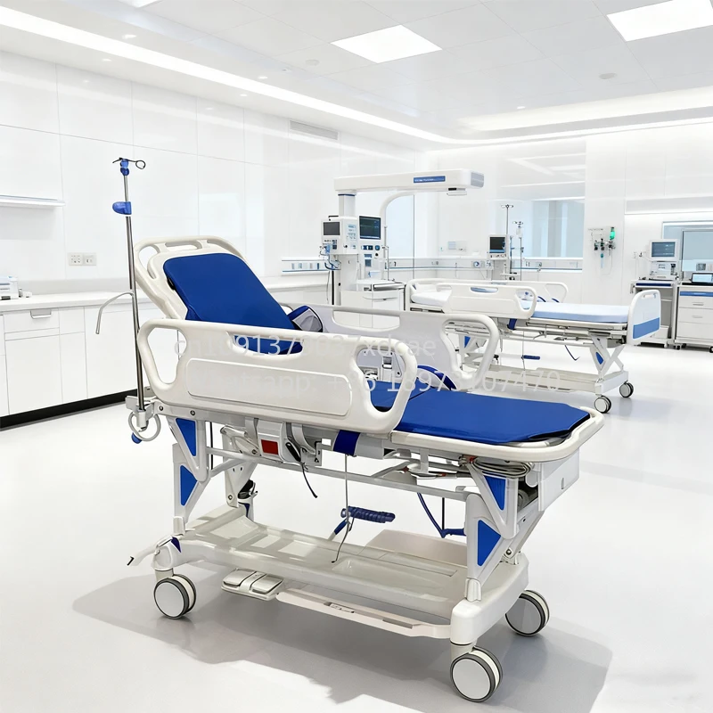Patient Transfer Bed Noninvasive Parallel TransferAdjustable Automatic Remote Hospital . Emergency