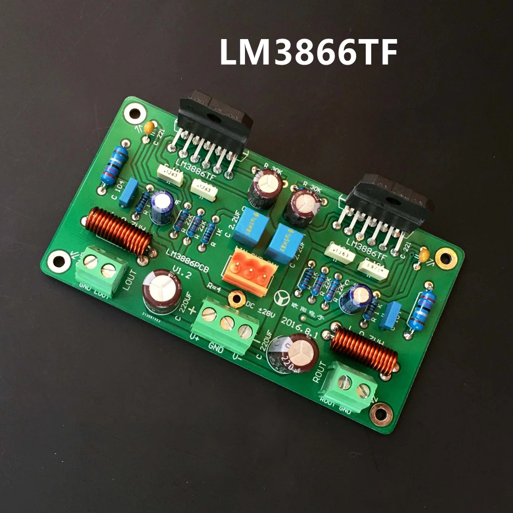 Płytka wzmacniacza stereo LM3886