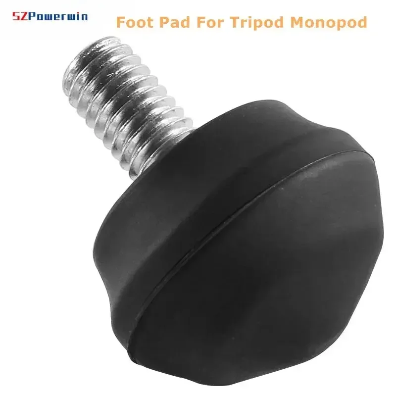 SZPowerwin 3pcs/lot Universal Tripod Foot Spikes 3/8 Screws Plastic Cone Foot Pad Thread Rubber Anti-Slip Tripod Monopod Legs