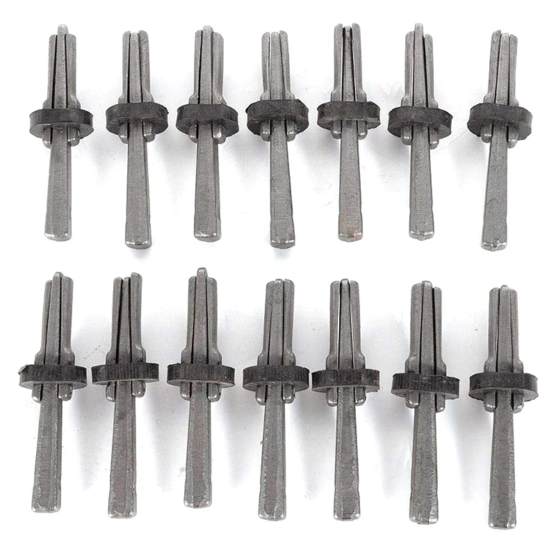 14Pcs 16Mm Splitting Hand Tool For Wedge And Feather Shims & Concrete Marble Granite Rock Stone Metal