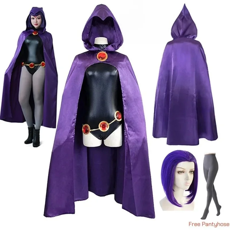 costume-de-cosplay-teentitans-raven-pour-femmes-combinaison-violette-tenue-raven-vetements-de-cosplay-pour-dames-printemps-2026
