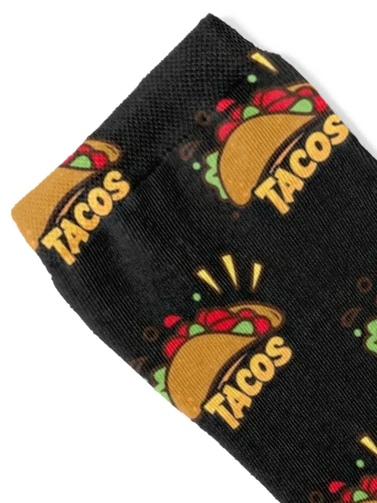 TACOS!!! Socks Crossfit christmas gift hip hop Designer Man Socks Women's